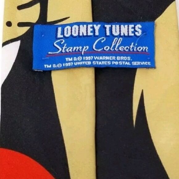 Vintage Looney Tunes Stamp Collection Necktie - Picture 4 of 7